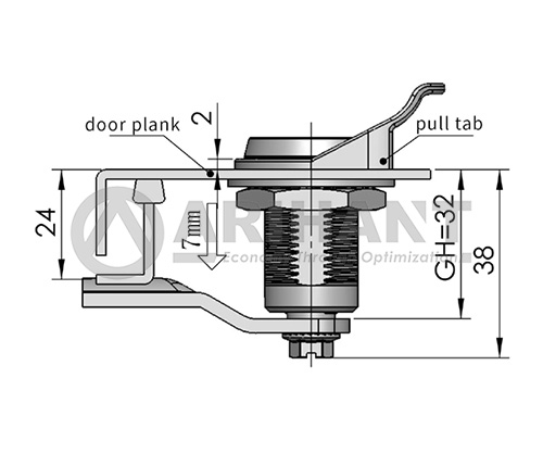MS816-1 Compression Locks & Latches, Compression Latches Supplier
