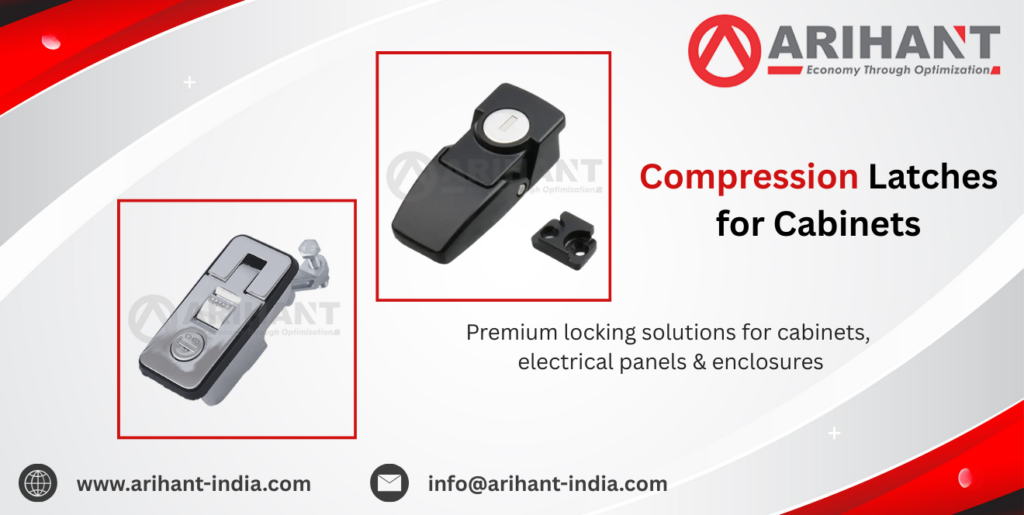Compression Latches for Cabinets