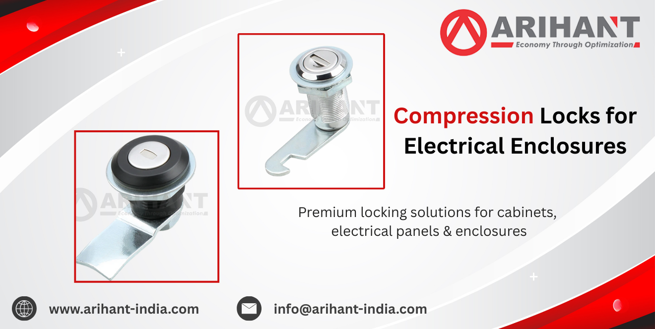 Compression Locks for Electrical Enclosures