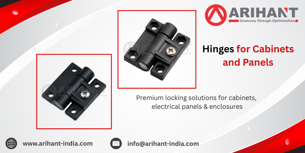 hinges for cabinets and panels
