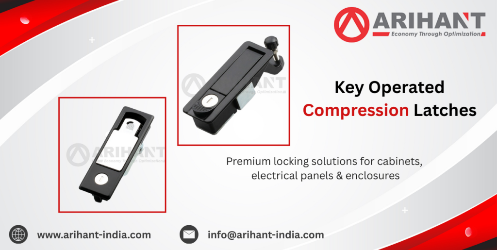 Key Operated Compression Latches