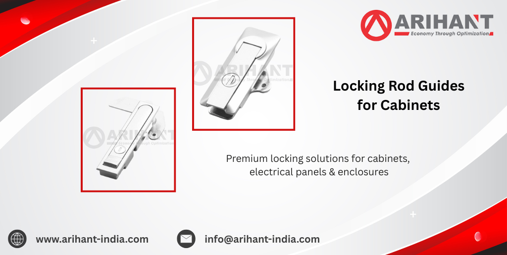 Locking Rod Guides for Cabinets