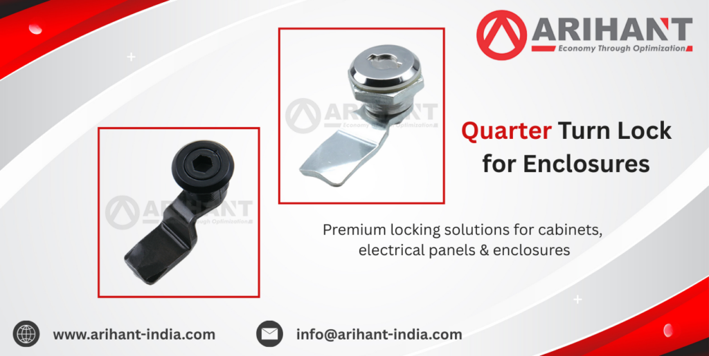 Quarter Turn Lock for Enclosures