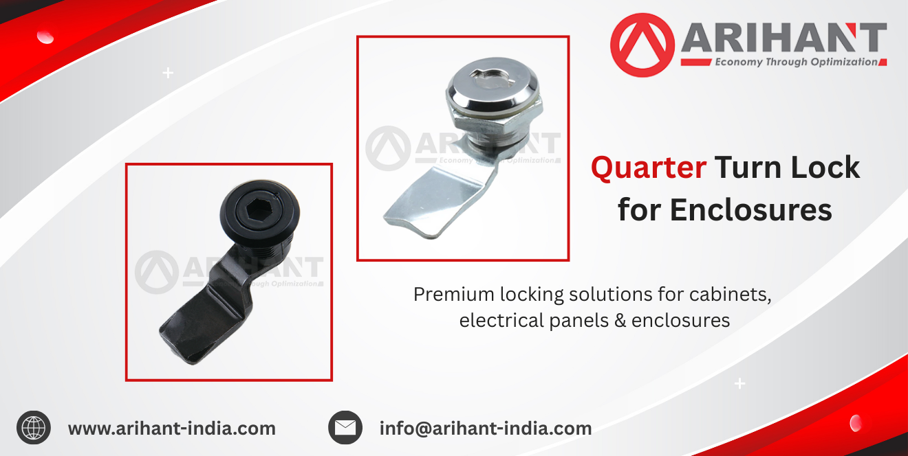Quarter Turn Lock for Enclosures